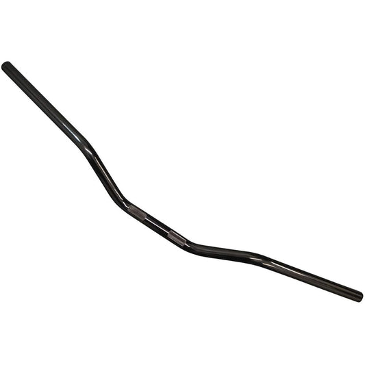 Bike Drag Handlebar for Scramblers, Brat Bikes, Street Fighters - 22mm (7/8" inch) - Black Alloy
