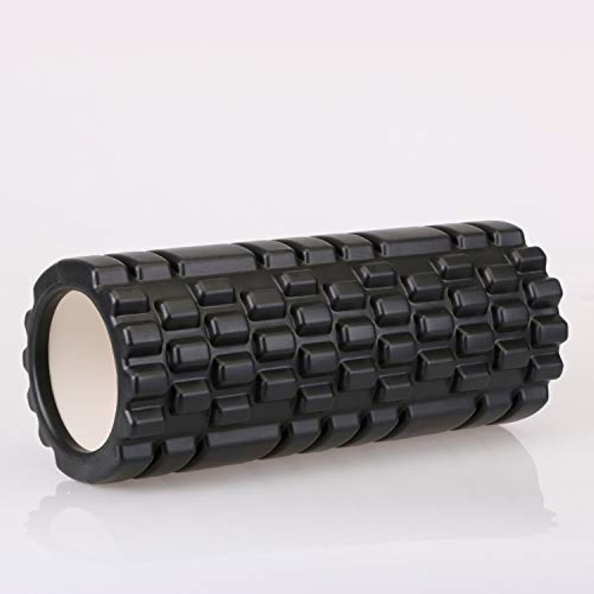 Foam Roller Stretch Roller Yoga Pole Training Pole Set Grid Trigger Point Massage Massage Roller Massage Roll Massage Pole Fascia Wreath Roller Stick Purple (Black)