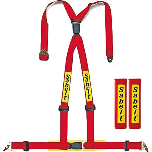 SABELT Racing Harness Clubman 75 (CLUBMAN-75) Red Right 904075NPD