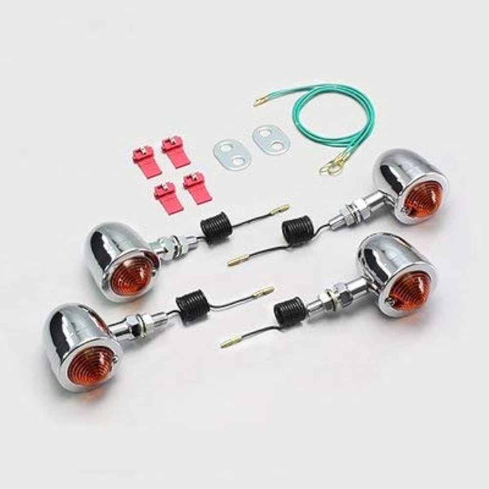 HURRICANE Bullet Turn Signal Kit (Orange Lens) JAZZ HA5524-01