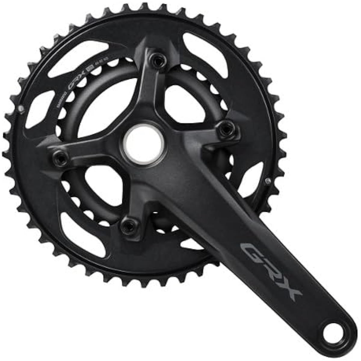 SHIMANO GRX FC-RX610-2 Crankset 46/30T (2x12S) 165mm EFCRX6102AX60