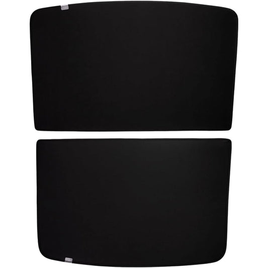 JOWUA Glass Roof Sunshade Compatible with Tesla Model Y, Double-Sided High Density Mesh Fabric, Easy Folding Storage for Tesla Model Y (Black/Black)