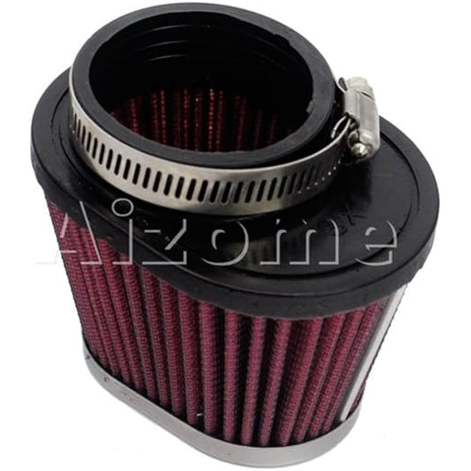Motorcycle Breather Filter For Honda & Da For Yama & Maha For Suzuki For Kawasaki CB CG GS Air Filter Universal Motorcycle Air Cleaner Oval Pod Filter