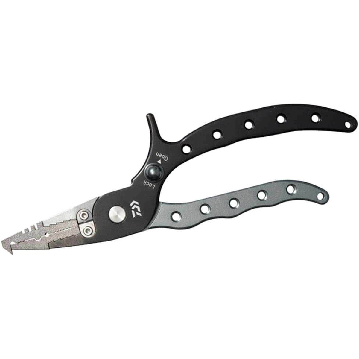 DAIWA Aluminum Pliers α200H Lock BG Black