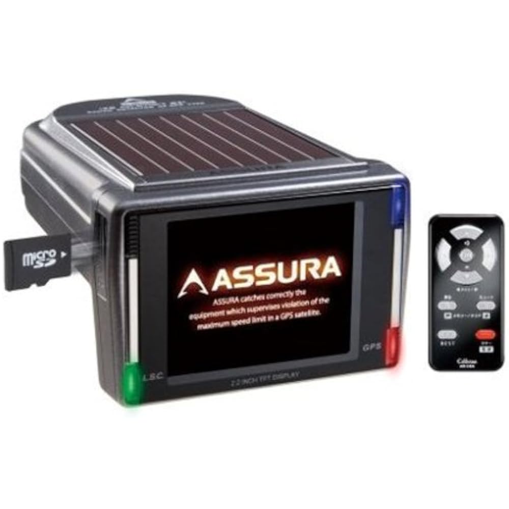 CELLSTAR ASSURA GPS Solar Radar Detector with Remote Control AR-570FT