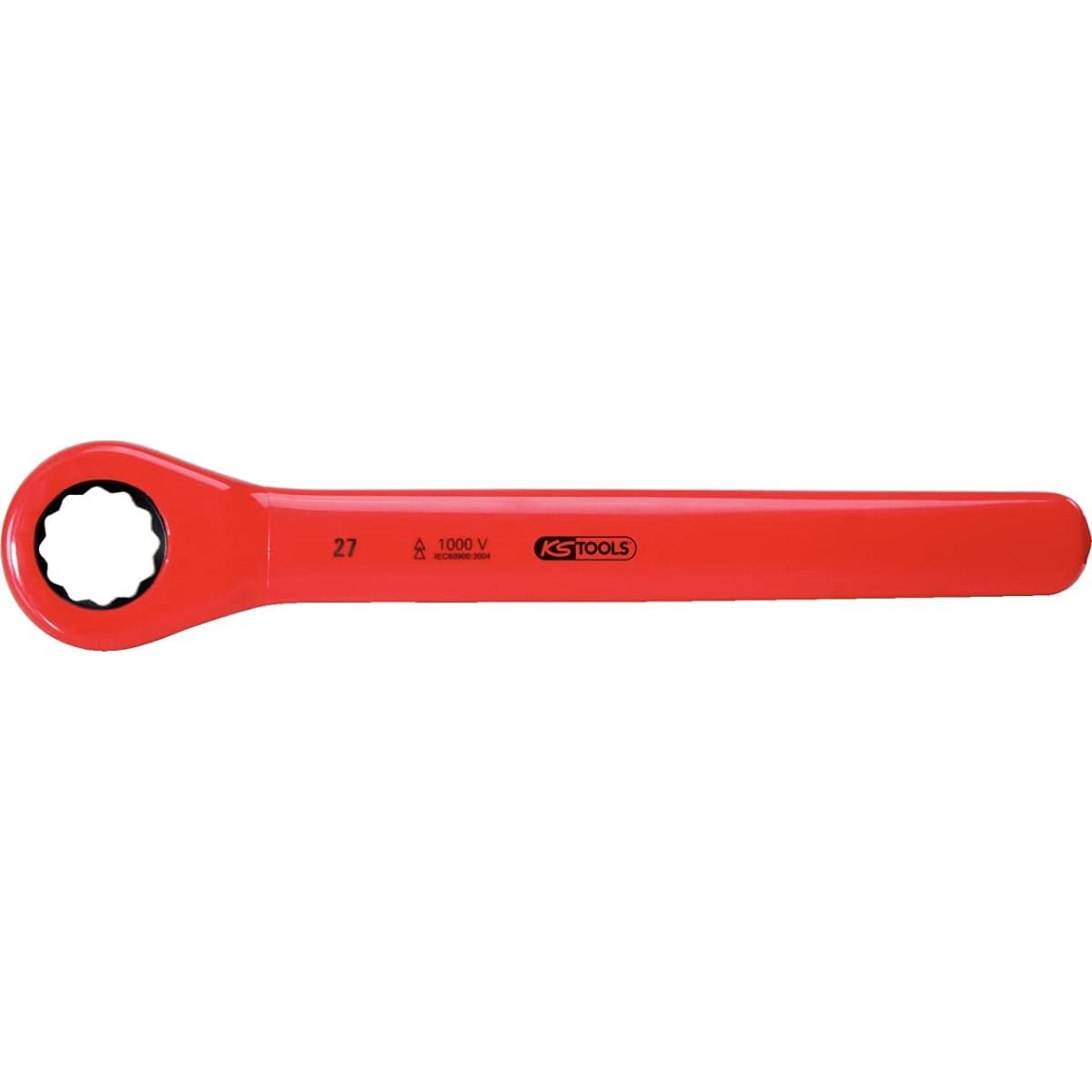 KS TOOLS Insulated Ratchet Ring Spanner 24mm 117.4224 [Parallel Import]