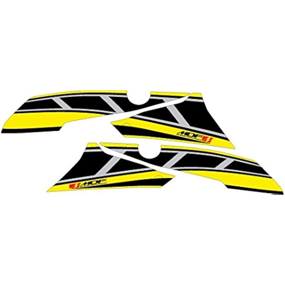 MDF Graphic Kit Tank Set Strobe Model Lime Yellow MT-09(17) M17MT09-D-LY-TK