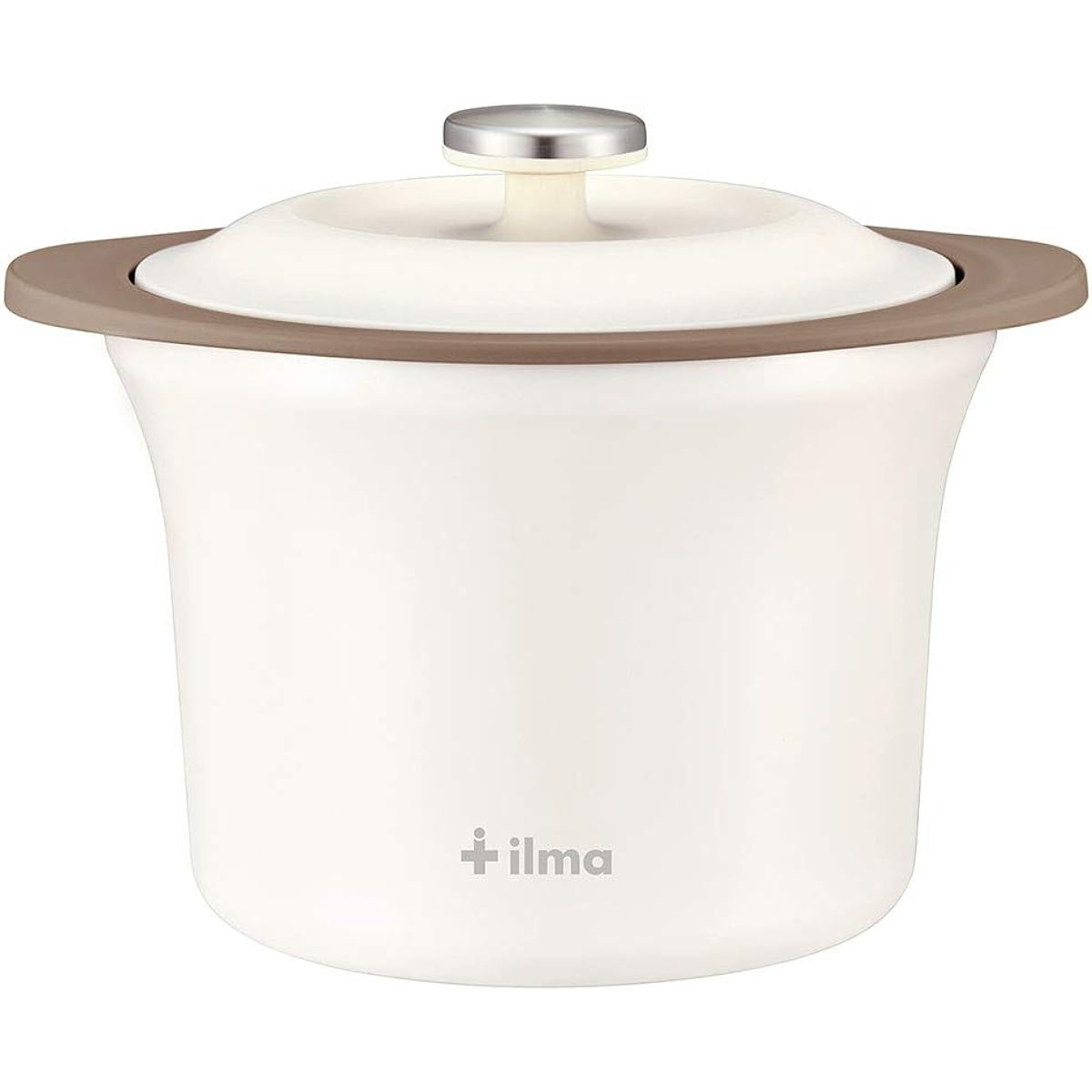 Peacock Thermos Industry Microwave Cooker Irma Living Jar White 1.72L ACA-160 W