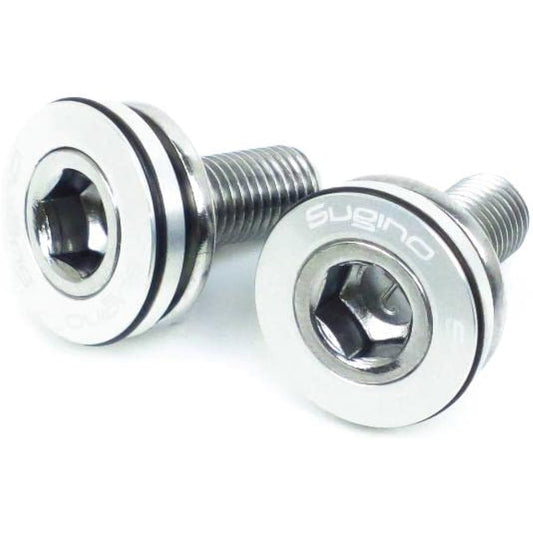 Sugino CPB [CPB Crank Dust Cap] 2 pieces Silver M8 x 18mm