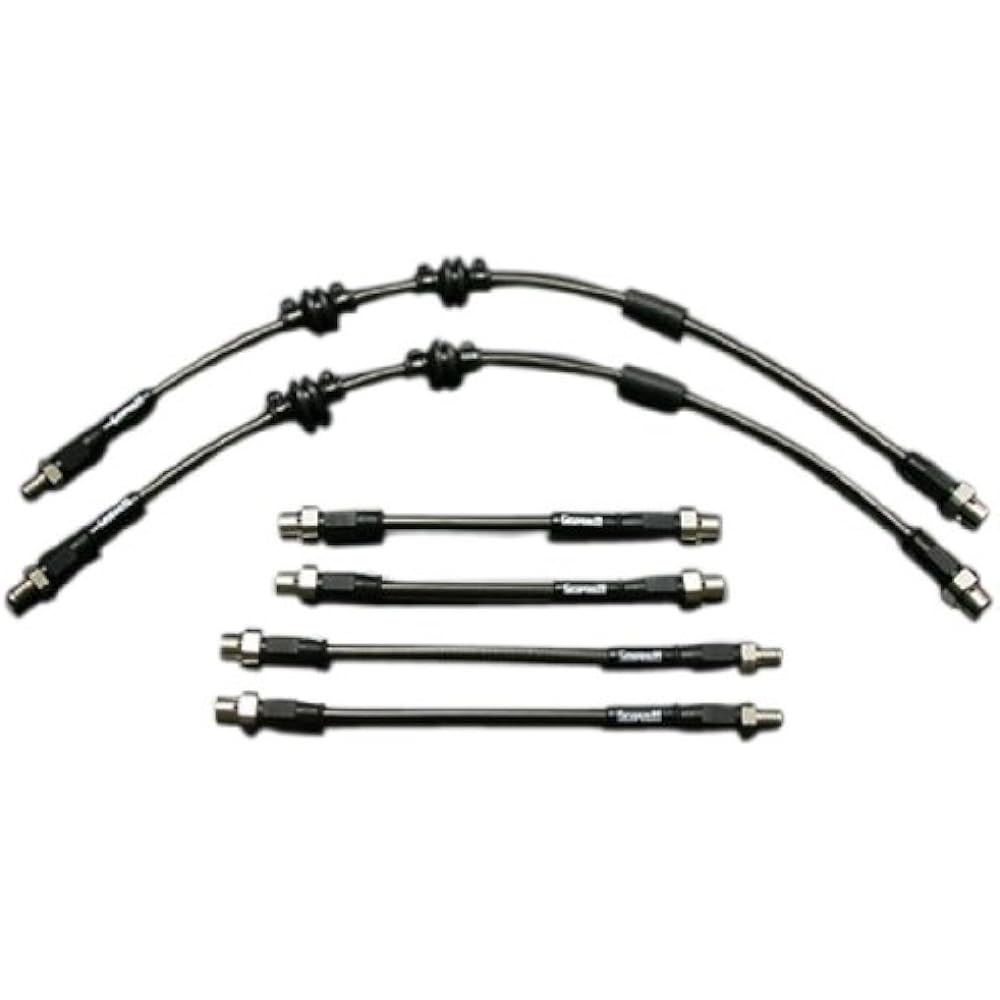 GruppeM Stainless Steel Brake Line for BMW Vehicle Inspection Compatible (Steel) BH-3037