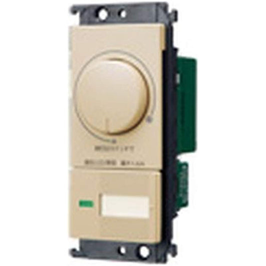Panasonic Cosmo Series Wide 21 LED Recessed Dimmer Switch C Firefly Switch C Compatible LED Only 1.6A Rotary Type with Lower Limit Illuminance Setting Function Beige WTC57521F
