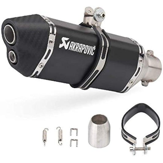 Slip-on Muffler, Bike Silencer, 1.5 inches (38 mm), 2 inches (50.8 mm), Universal