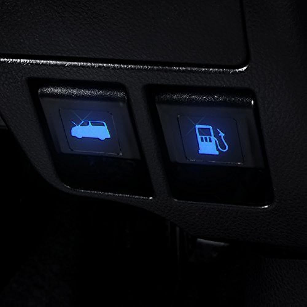 GARAX Fuel & Bonnet Opener Lighting Kit Toyota General Purpose/Blue GU-OPN-B