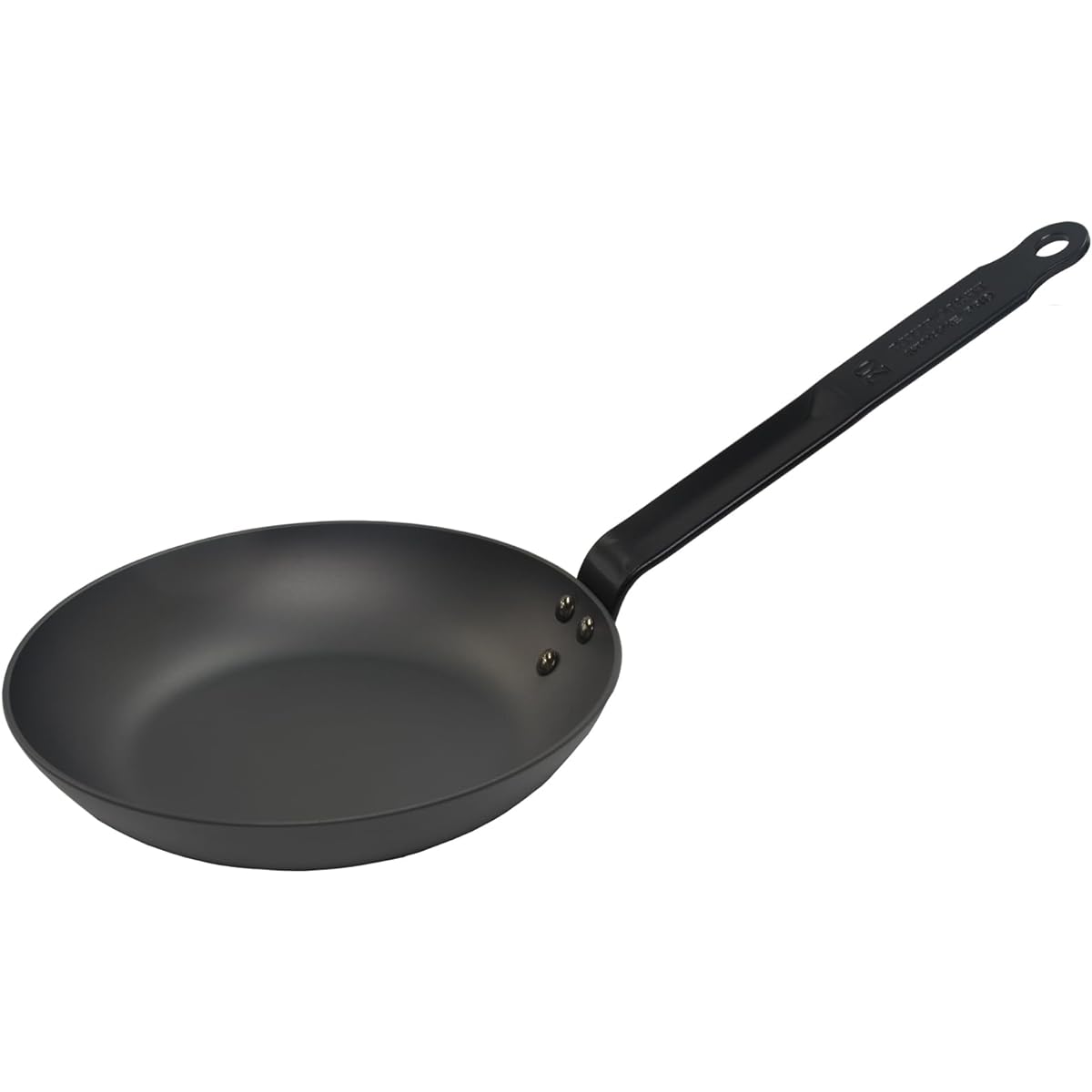 River Light Goku PRO Iron Frying Pan 20cm Iron Nitride Nitriding Compatible with IH Rust Resistant Made in Japan KPR1220