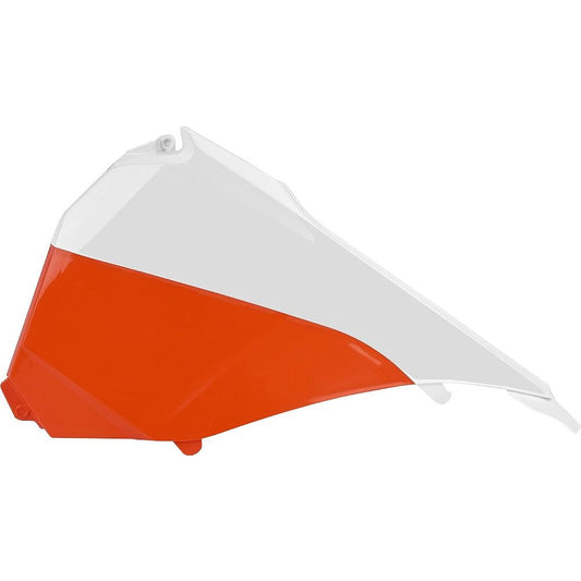 POLISPORT Air Box Cover Set (Gloss White/Orange (2015) 13-15 KTM 250SXF
