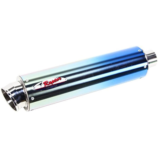 RPM Full Exhaust Muffler 80D-RAPTOR Titan Blue Titanium Silencer Cover VanVan200(BA-NH41A)(04-07)(K4-K5) Van Van 6049Z