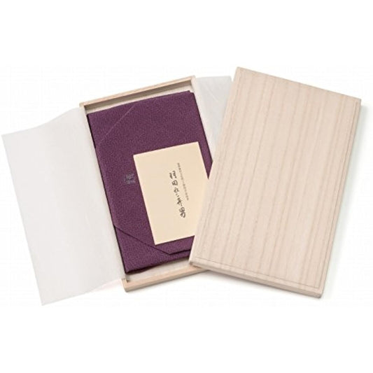 Fukusa plain, same color lining, dark purple, auspicious occasion, condolence message