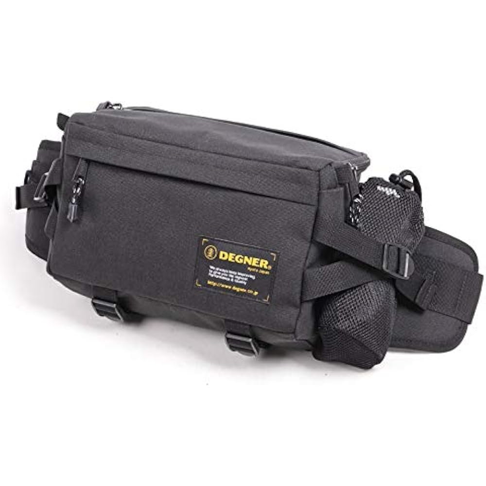 DEGNER Hip Bag H20 x W28 x D15cm 5.5L Motorcycle NB-179 (Black)