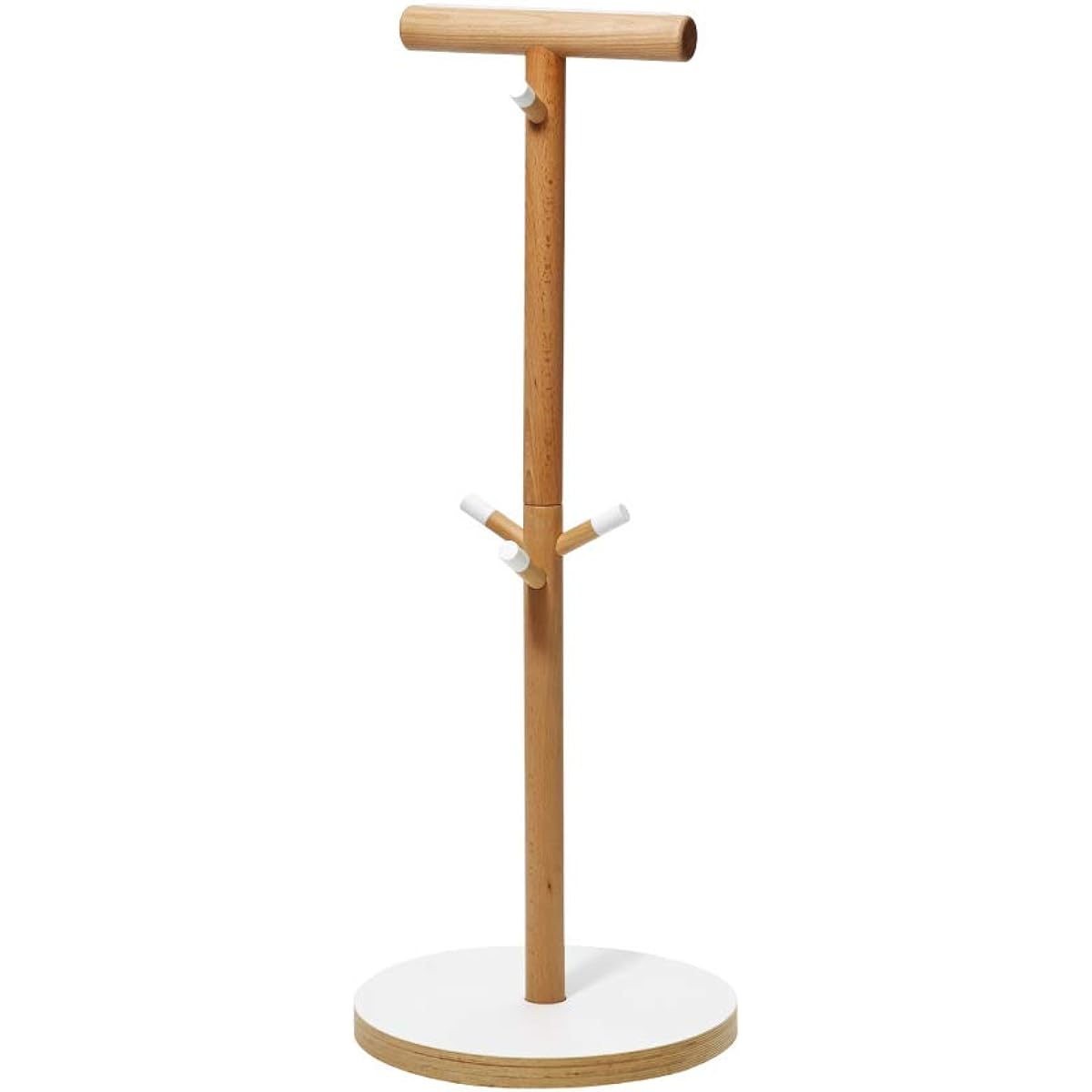 ideaco Child Hanger White Diameter 38cm Height 100.5cm School Bag Hanger/School Bag Storage Plywood Series ideaco Furniture furniture