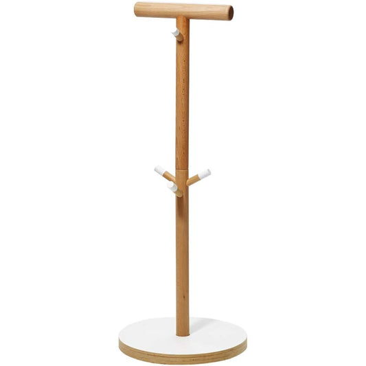 ideaco Child Hanger White Diameter 38cm Height 100.5cm School Bag Hanger/School Bag Storage Plywood Series ideaco Furniture furniture