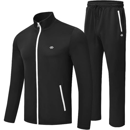 [MoFiz] Sweat Setup Jersey, Men's Top and Bottom Set, Training Wear, Running Sports, Long Sleeve, Sweat Absorbent, Quick Drying, Breathable, Large Size, Casual Sportswear, Stylish, Spring, Autumn, Winter, Outdoor, Loungewear, Daily, Walking, Mountain Cli