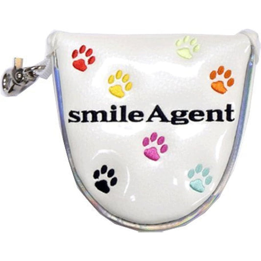 Paw embroidery golf putter cover for mallets, magnetic type