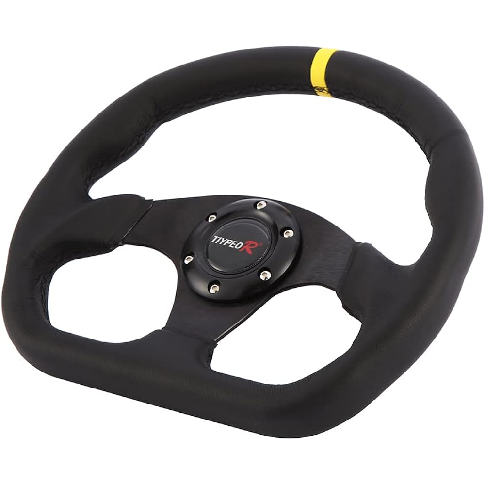 D-shaped drift car race steering wheel, low grip steering that also serves as normal position,