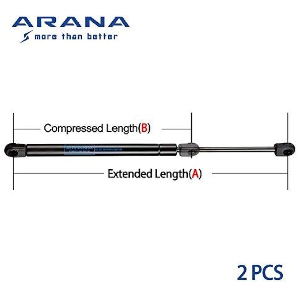 Quantity (2) Honda Pilot 2003-2008 Gas Charge Dorift Lift Gate Lift Support Strut Spring Shock.