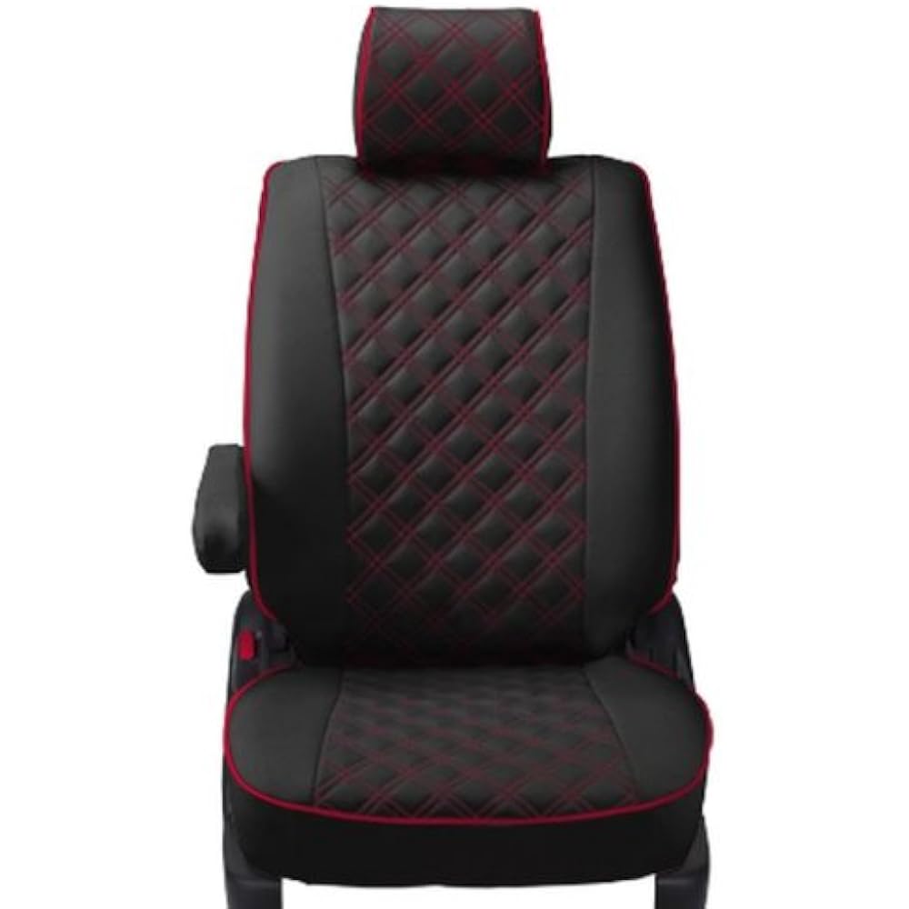 Clazzio Seat Cover Noah/Voxy/Esquire 80 Series Clazzio Quilted Black x Red Stitch ET-1572 [15ETC1572D]
