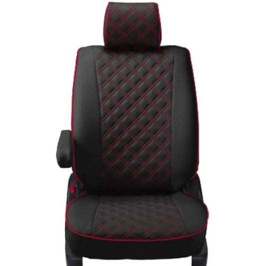 Clazzio Seat Cover Noah/Voxy/Esquire 80 Series Clazzio Quilted Black x Red Stitch ET-1572 [15ETC1572D]