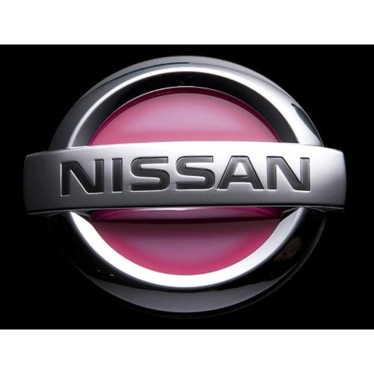 VALENTI Ornament Plate Nissan Emblem Plate Size: 71mm Flare Pink NS-312P