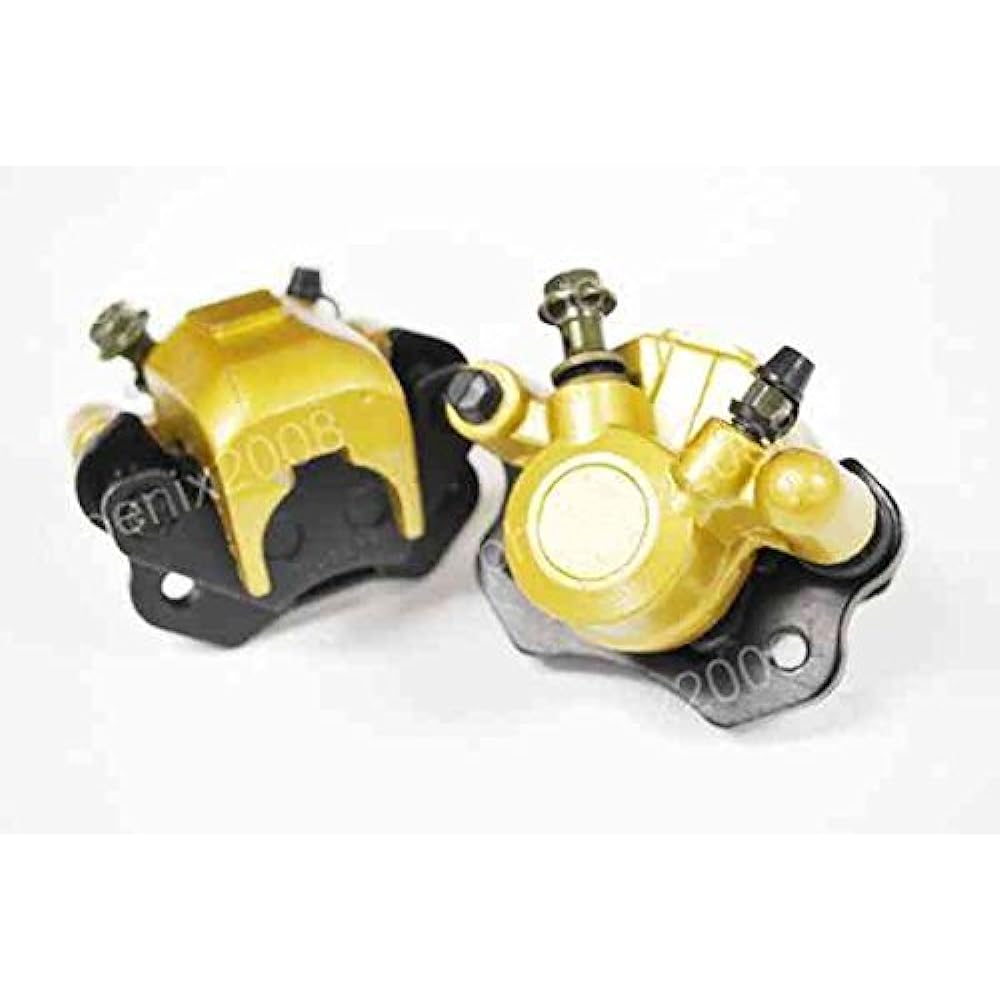 Set of 2 Gold Left and Right Calipers for W Brake ATV