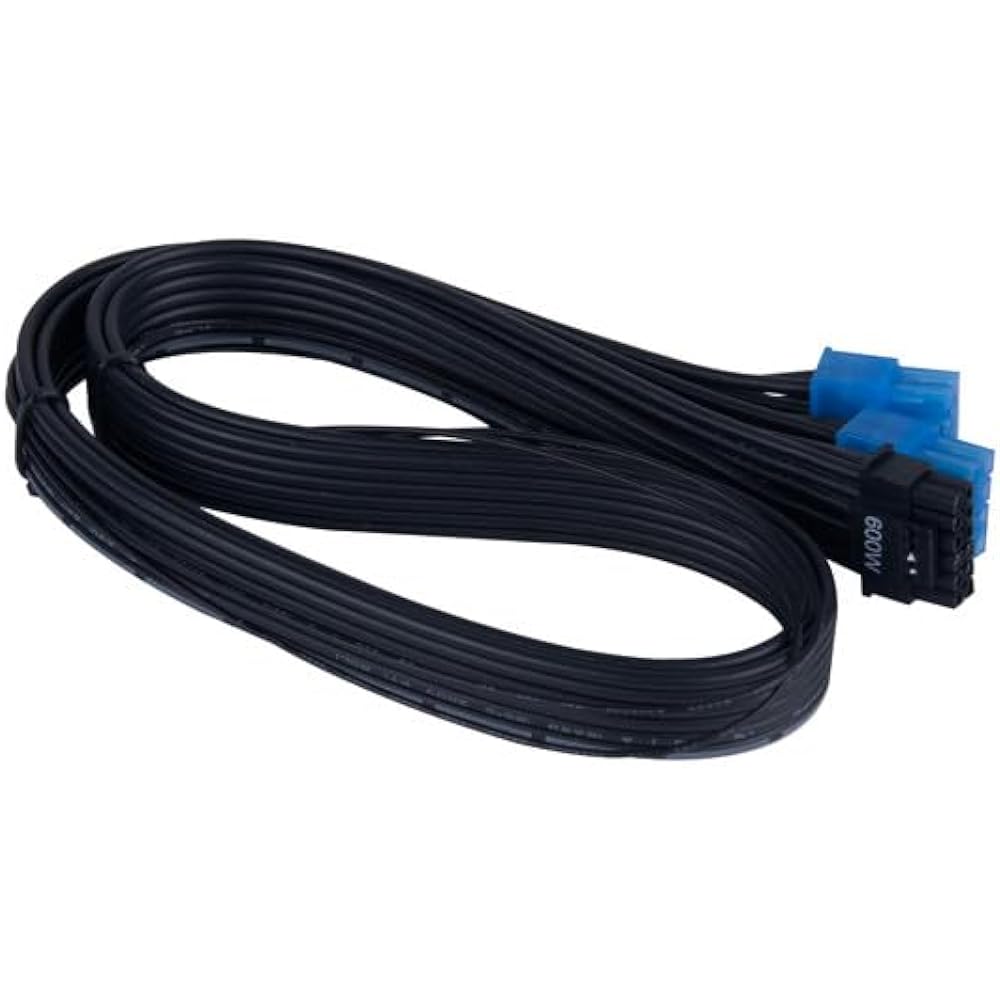Silver Stone SilverStone 2 x PCIe 8 pin (PSU) ~ 12+4 pin (GPU) 12VHPWR Gen5 cable SST-PP14-PCIe/Domestic authorized distributor product
