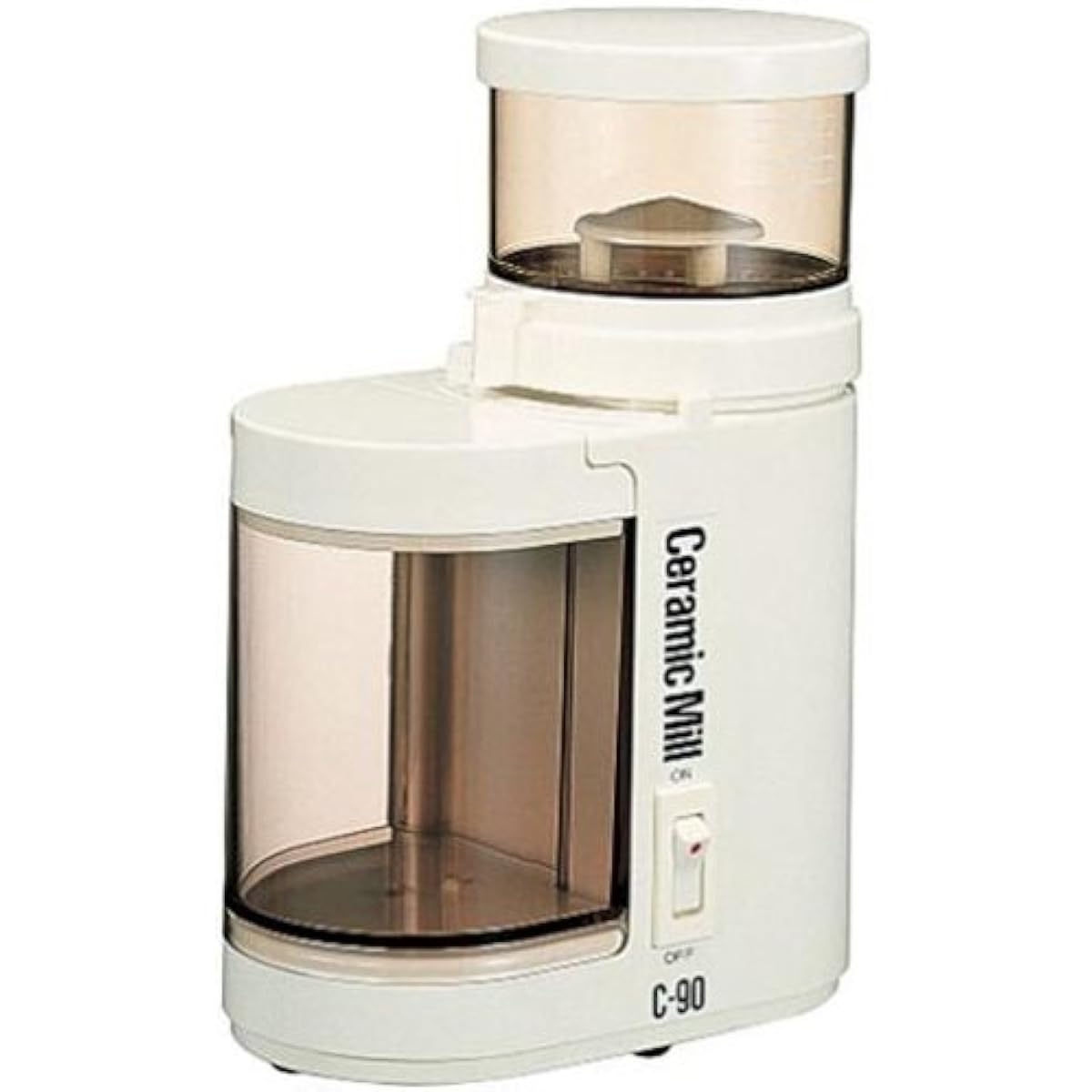 Kalita Electric Coffee Mill Ceramic Mill C-90 (Ivory)