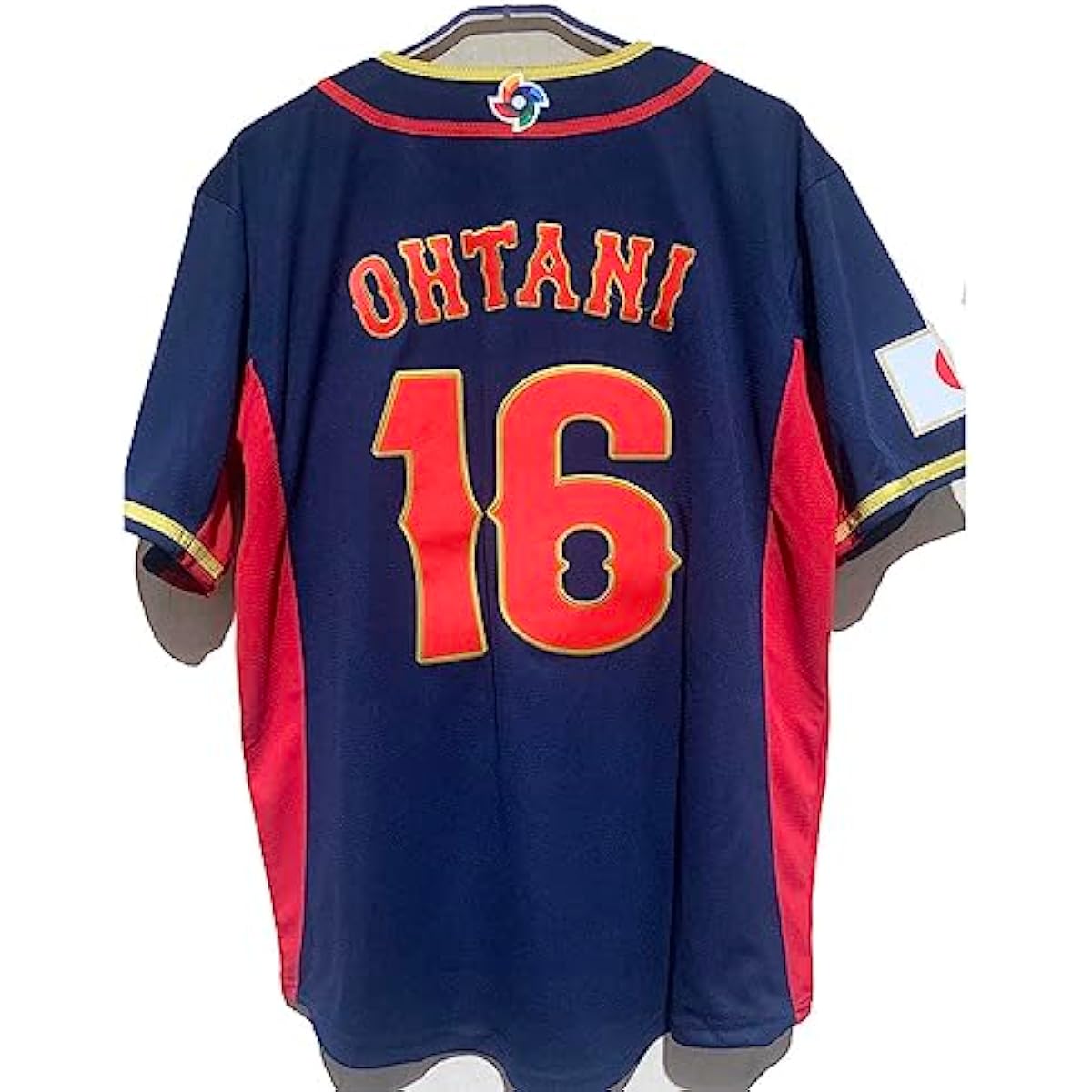 2023 WBC Replica Uniform Uniform Embroidery Samurai Japan Home Baseball Japan National Team Shohei Otani Darvish Breathable Sweat Absorbent (M)