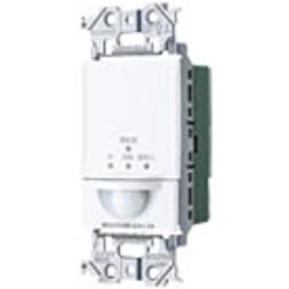 Panasonic Toilet wall-mounted automatic switch with heat ray sensor, compatible LED only 1.2A, for ventilation fan interlocking, matte white WTA13749W