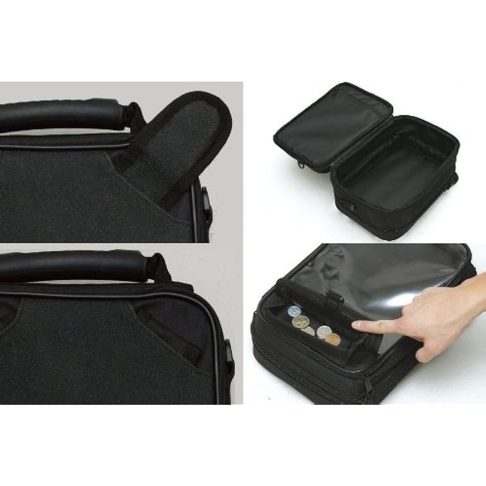 DEGNER Tank Bag Magnetic Polyester Black 33x22x11~19cm NB-29MAG