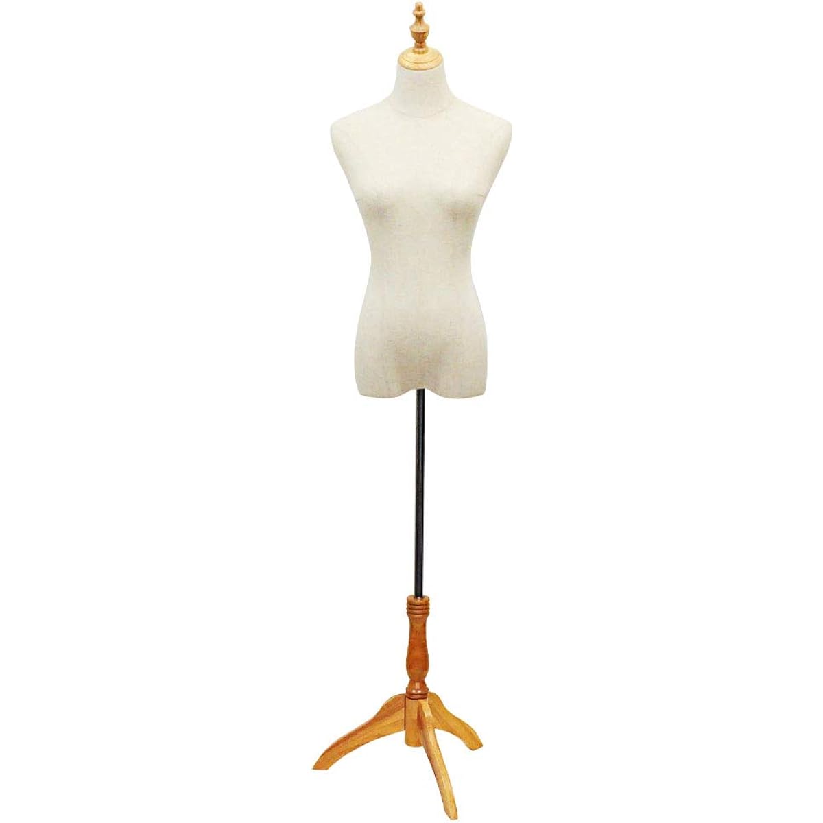 life_mart Women's Torso No. 9 Upper Body Mannequin No Arms Plain Pants/Skirt Compatible Interior
