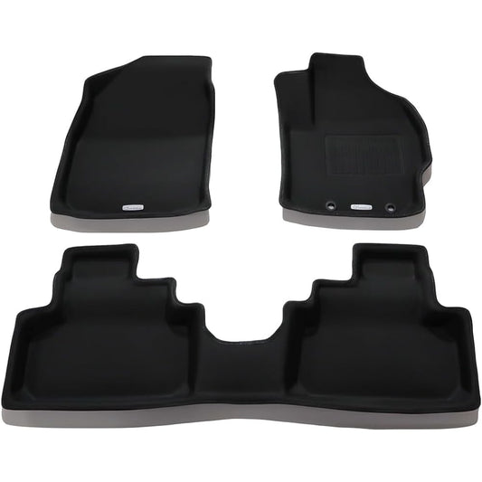 Clazzio Floor Mat 3D Type Set for 1 Yaris Hybrid R2(2020)/2~ / Yaris Cross Hybrid R2(2020)/8~ Cold Region Specification Vehicle NEW Rubber Type Black ET-1128 [5EETB1128K]