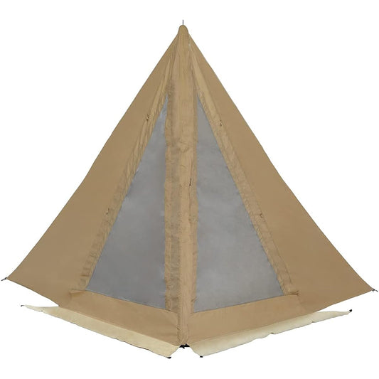 Soomloom Door Panel HAPI 4P Tent Exclusive Connecting Front Flap Thermal Insect Repellent Lightweight Ventilation Sunshade Compact Shelter Outdoor/Camping