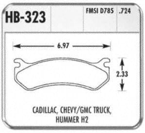 Hawk Performance HB323P.724 Super Duty Brake Pad