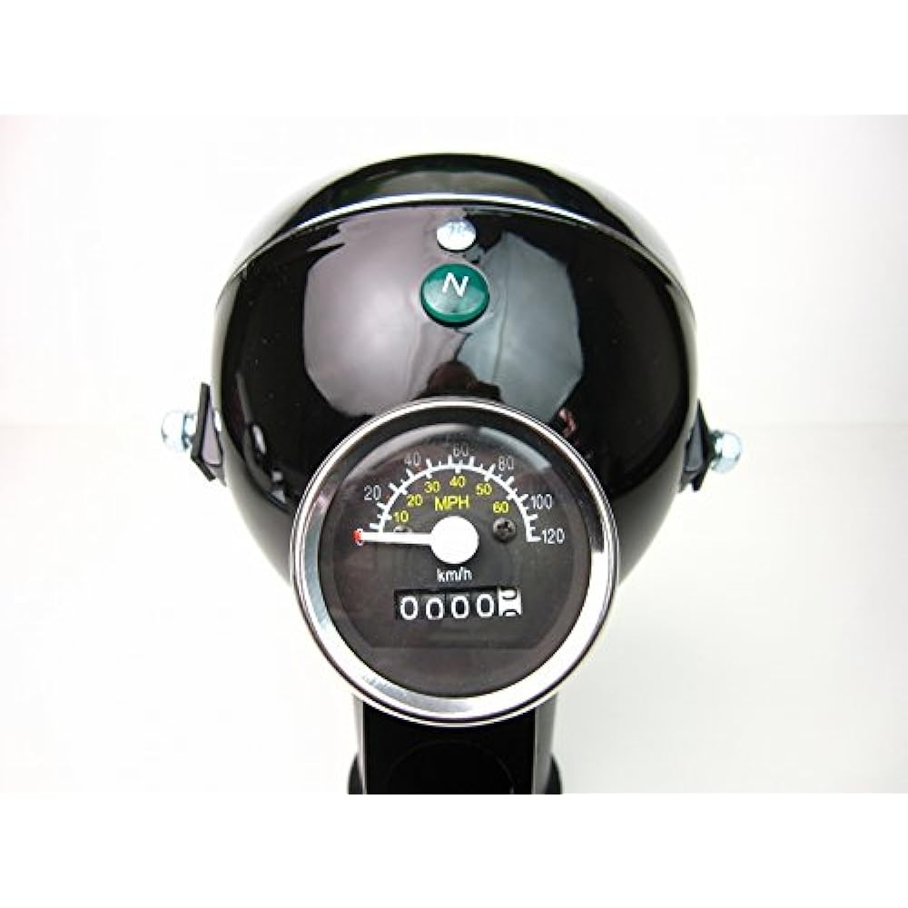 Mini Moto Monkey Headlight Meter Set Black