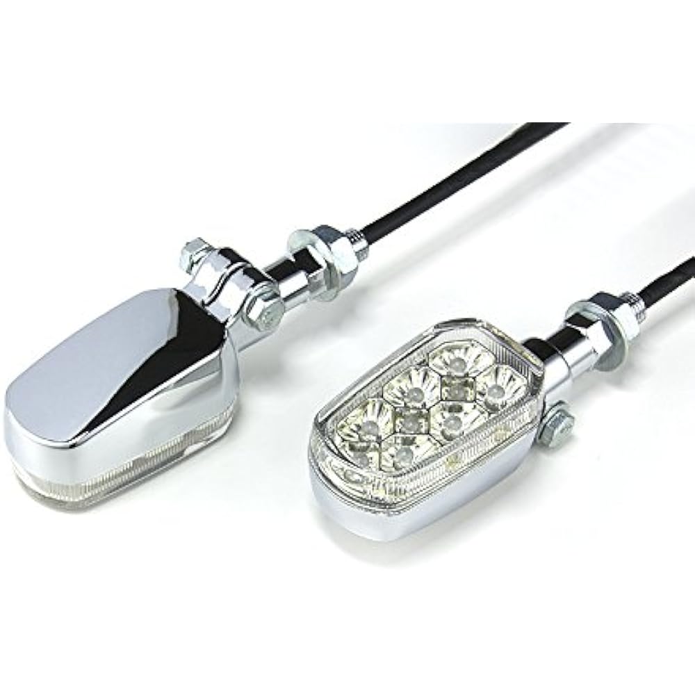 Bike Parts Center General Purpose LED Brilliant Turn Signal Clear 313814