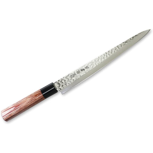 Kanetsune Seki Kanetsune's work Stainless steel 1K6 hammered polished sujihiki knife 240mm KC-959