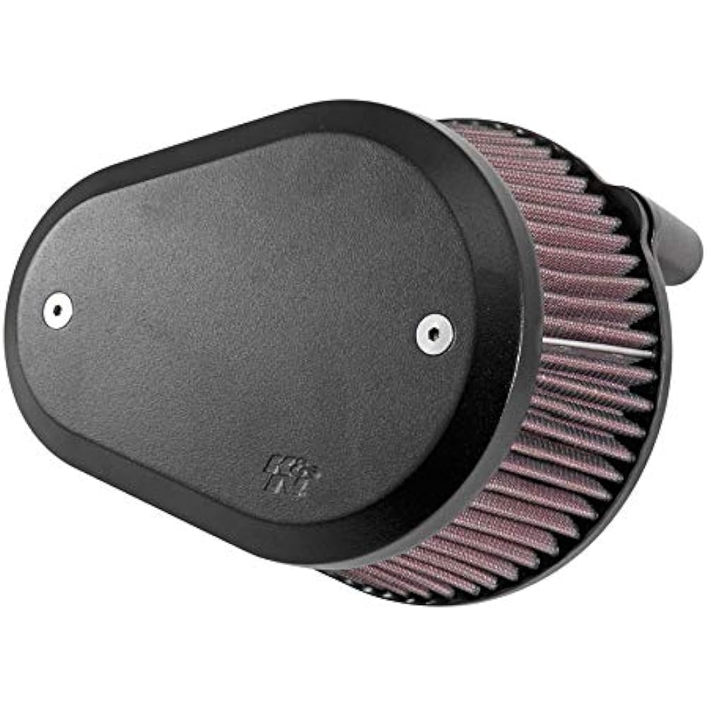 K&N Intake Kit, FLARE Black, SOFTAIL 01-15/DYNA 04-17/TOURING (99-07)