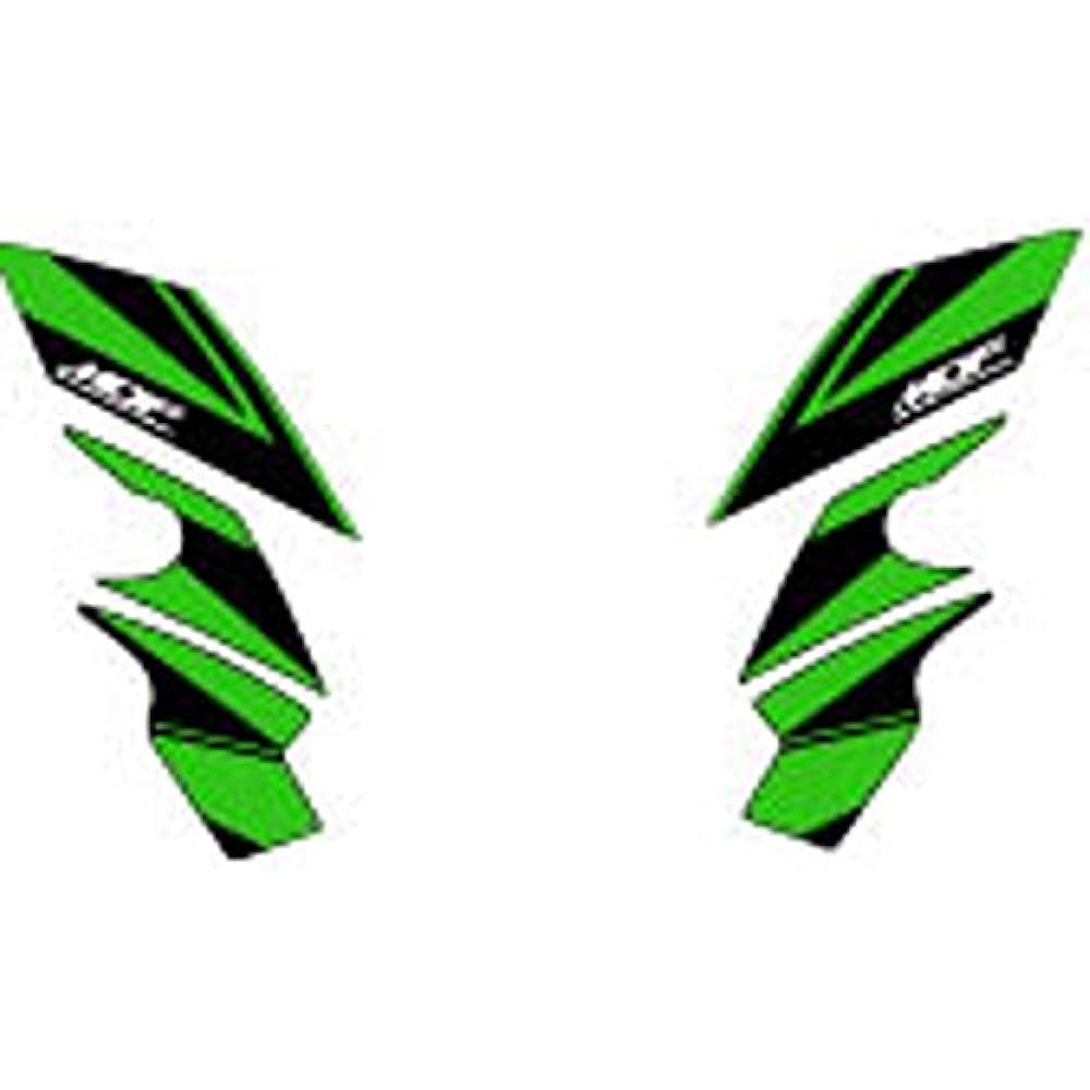MDF Graphic Kit Complete Set Attacker Model Lime Green KLX125(10-) MKLX125-A-GR-ALL