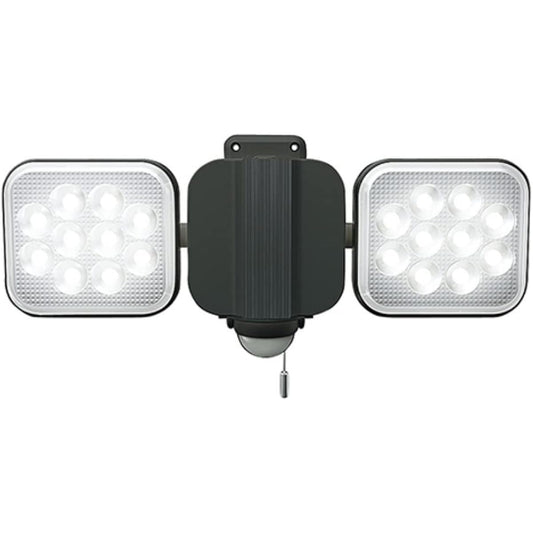 Musashi RITEX Free arm type LED sensor light (12W x 2 lights) "Outlet type" Rainproof type LED-AC2024