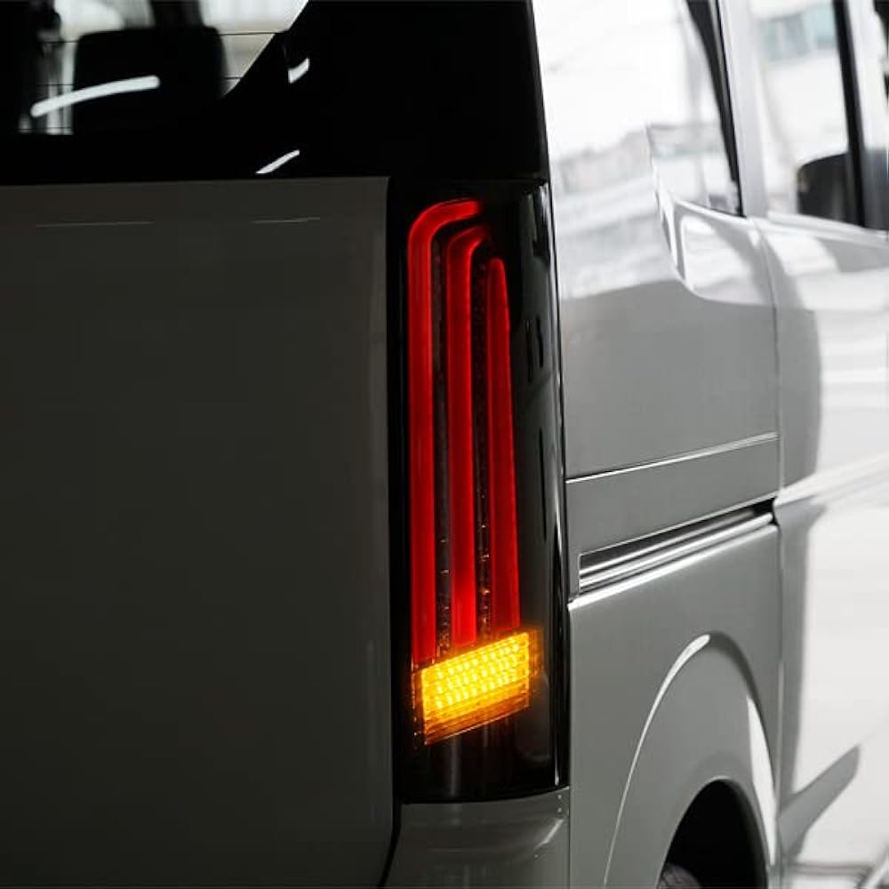 TRISTAR'S [Every Wagon DA64W] Sequential Turn Signal Fiber LED Tail Lamp Left and Right Set Flowing Turn Signal (Inner Black/Smoke Lens)