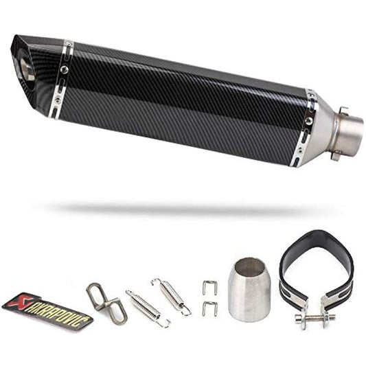 Bike Silencer Slip-on Muffler 2 in (50.8 mm) Universal Motorcycle Length 47CM