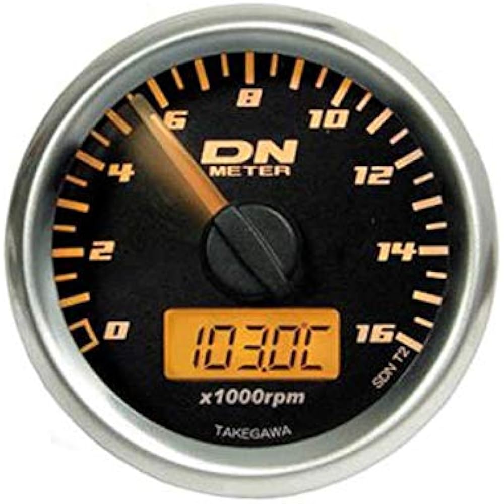 TAKEGAWA 05-05-0072 ?48 Small DN Tachometer Kit (Orange LED) Monkey 125
